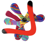 Back to Basic is a 4 Boomerang Collection, FlyingToyz Superangs, Indoor Superang, Outdoor Superang , Oz Icerunner and Aussie Magic Sport Boomerang