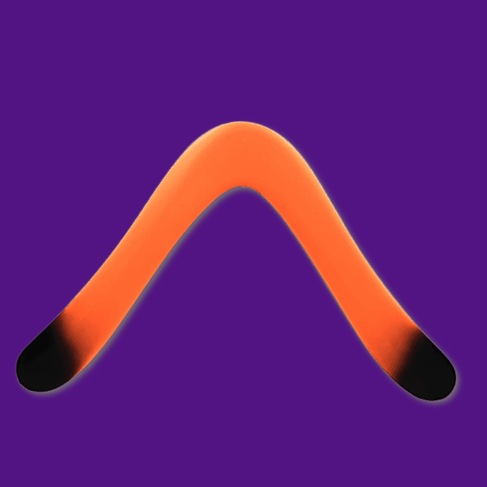 Aussie Magic Sport Boomerang Orange