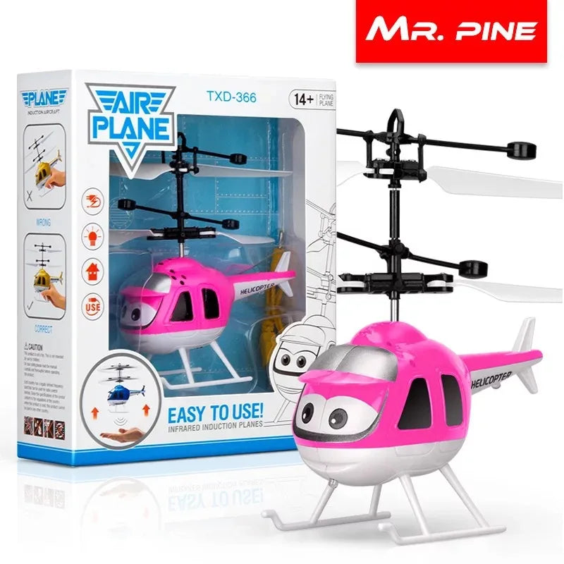Colorful LED Flying RC Helicopter Toy - FlyingToyz