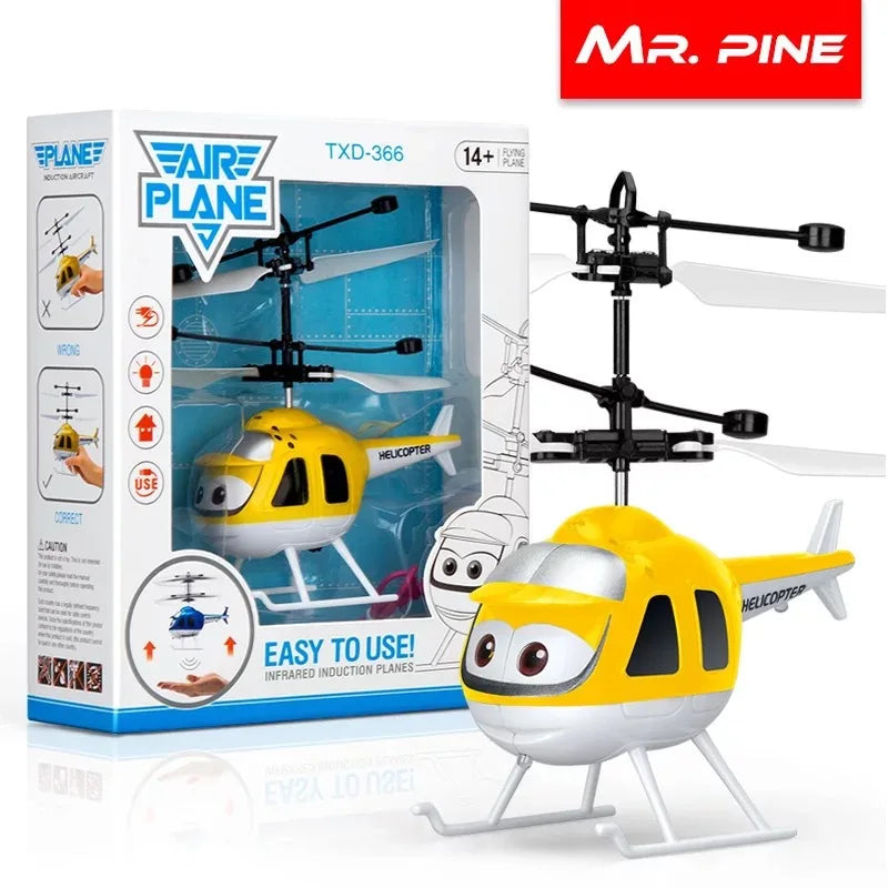 Colorful LED Flying RC Helicopter Toy - FlyingToyz