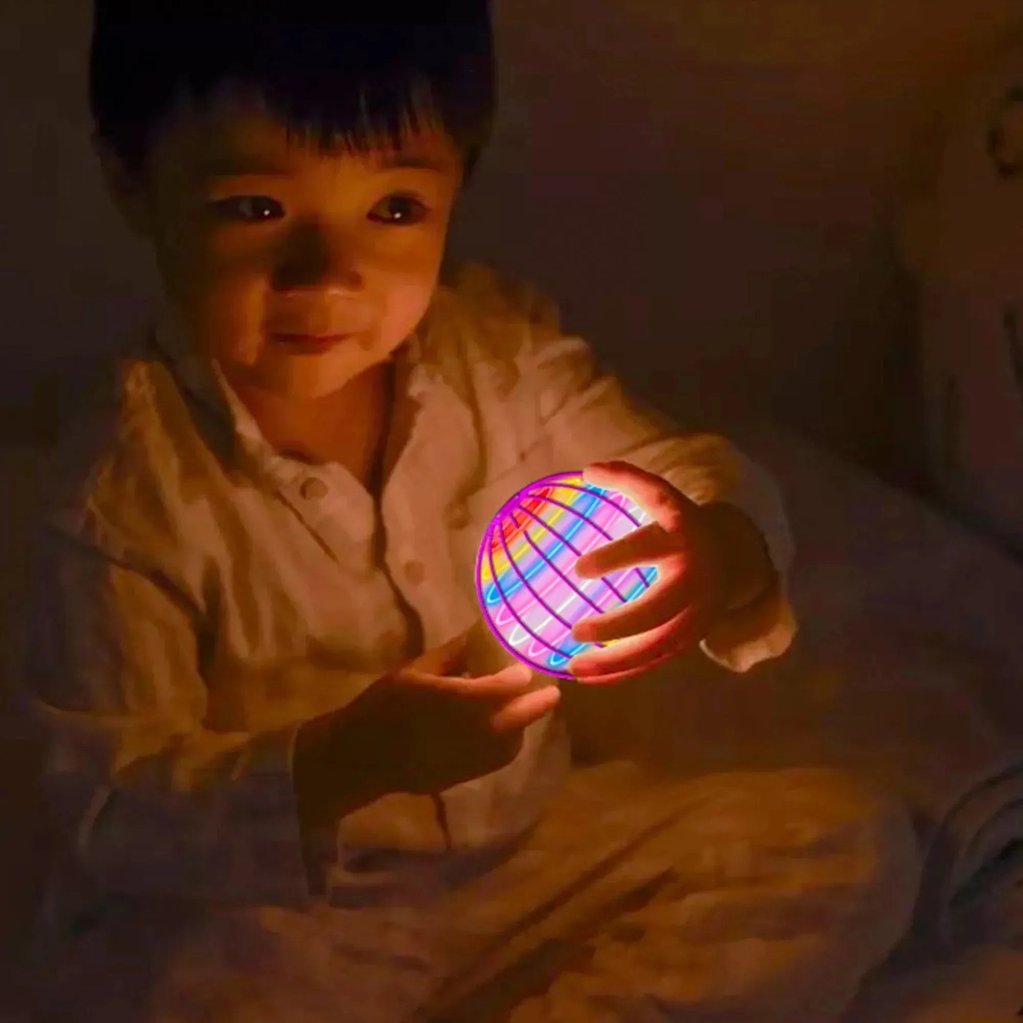 Flying Ball Boomerang Spinner Toy LED - FlyingToyz