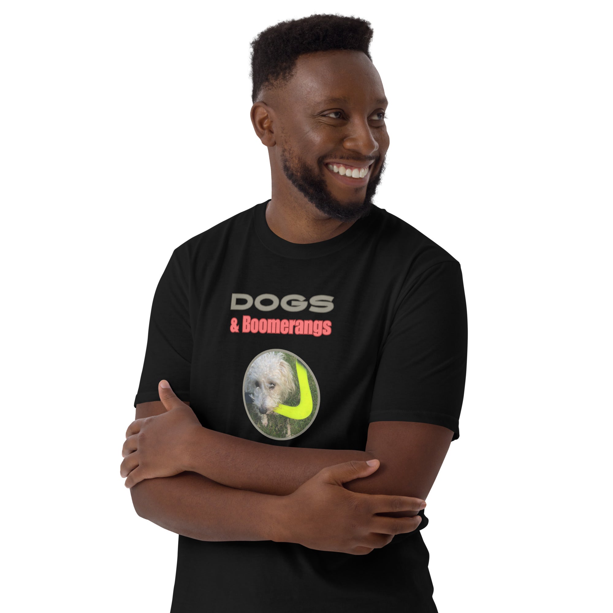 Dogs & Boomerangs Fetch Fun Short-Sleeve Unisex T-Shirt
