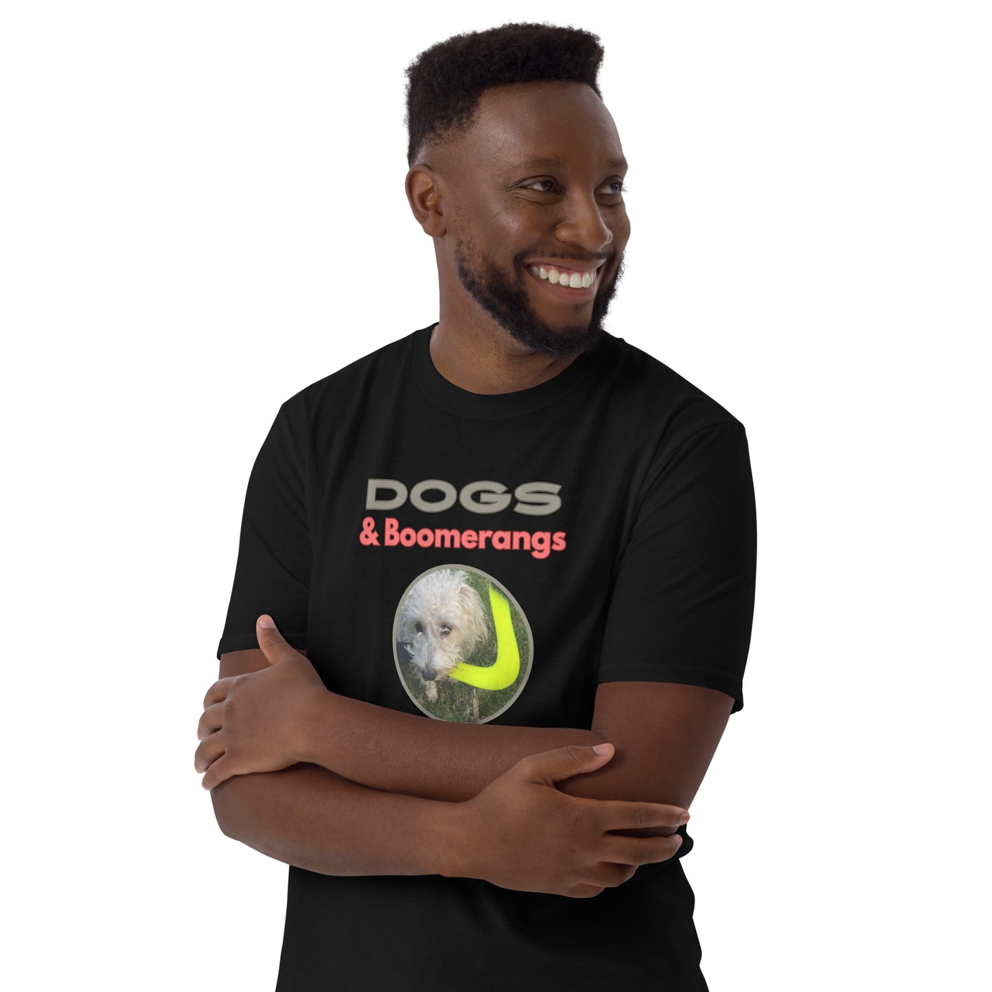 Dogs & Boomerangs Catch Fun Short-Sleeve Unisex T-Shirt