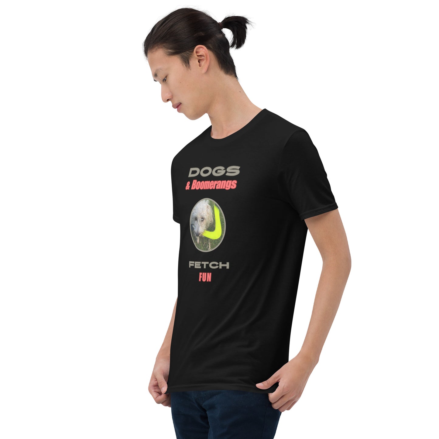 Dogs & Boomerangs Fetch Fun Short-Sleeve Unisex T-Shirt