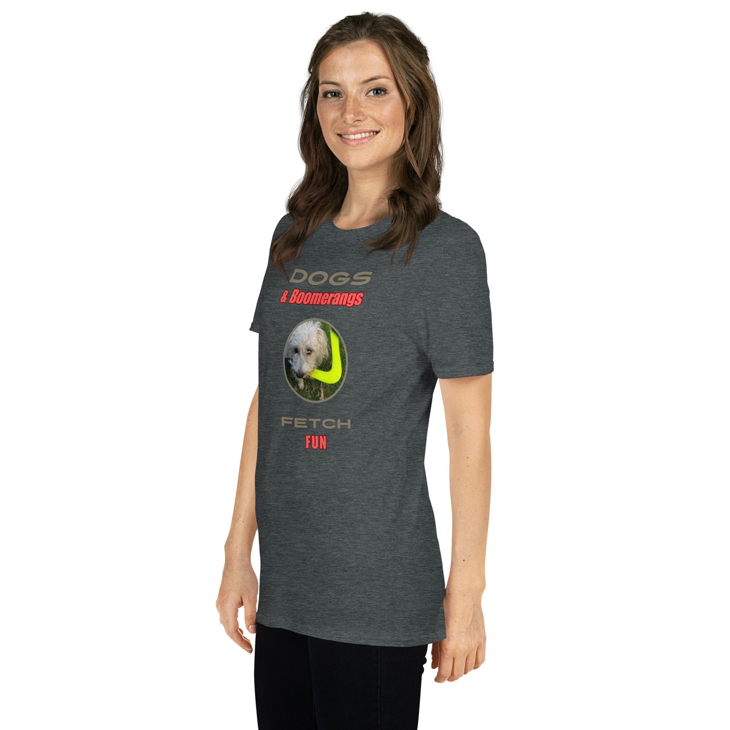 Dogs & Boomerangs Fetch Fun Short-Sleeve Unisex T-Shirt