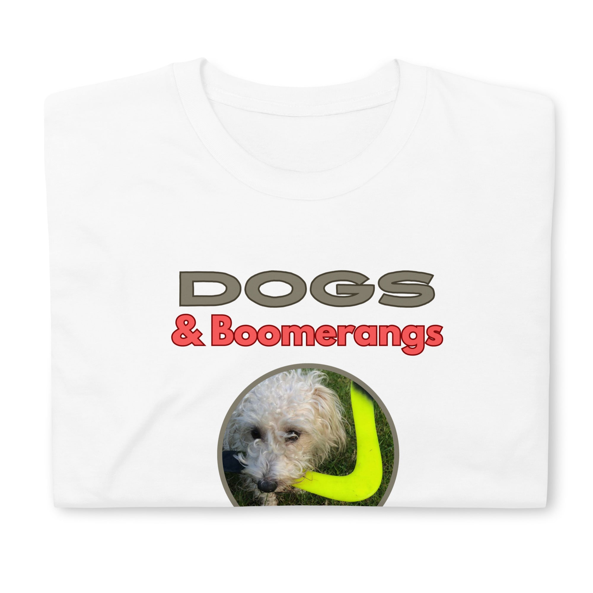 Dogs & Boomerangs Catch Fun Short-Sleeve Unisex T-Shirt - FlyingToyz